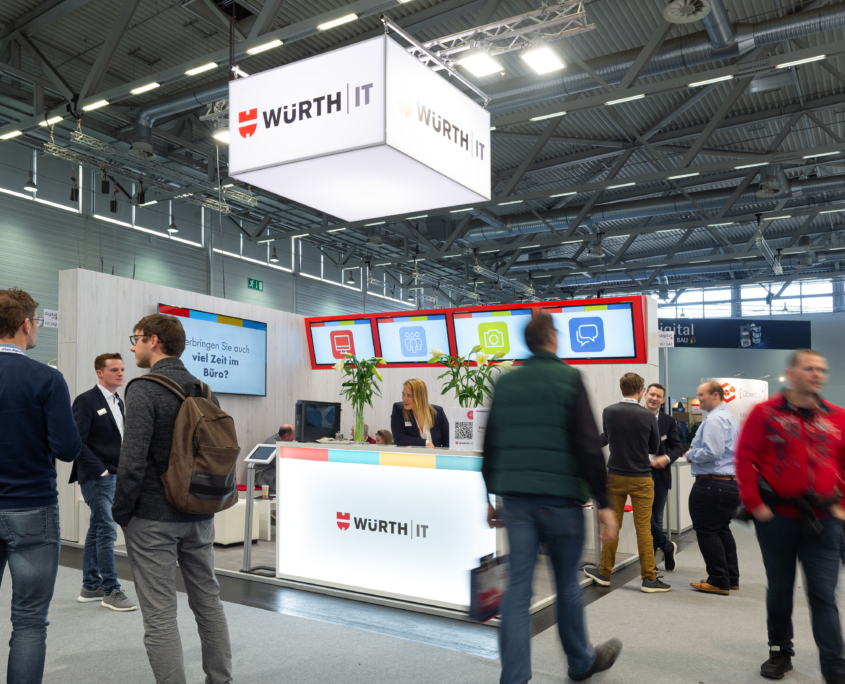 Übersicht Messestand WÜRTH IT